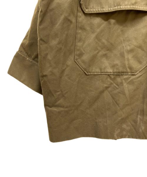 Edwina Horl（エドウィナ ホール）Edwina Horl (エドウィナ ホール) HBB STAND-UP COLLAR BLOUSON オリーブ サイズ:Mの古着・服飾アイテム
