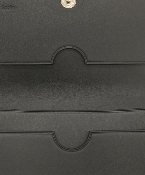 LOEWE（ロエベ）LOEWE (ロエベ) BUSINESS CARD HOLDER アナグラム レザー カードケース ネイビーの古着・服飾アイテム