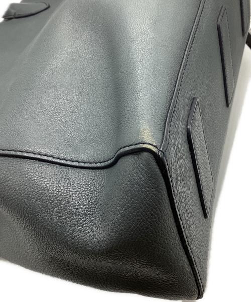 MOTHERHOUSE（マザーハウス）MOTHERHOUSE (マザーハウス) Rin Tote L レザートートバッグ ブルーの古着・服飾アイテム