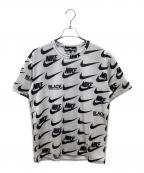 NIKE×BLACK COMME des GARCONSナイキ×ブラックコムデギャルソン）の古着「プリントTシャツ」｜ホワイト