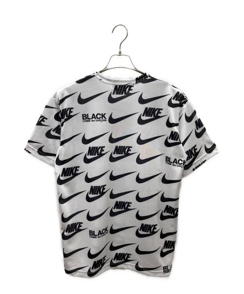 NIKE（ナイキ）NIKE (ナイキ) BLACK COMME des GARCONS (ブラックコムデギャルソン) プリントTシャツ ホワイト サイズ:XLの古着・服飾アイテム
