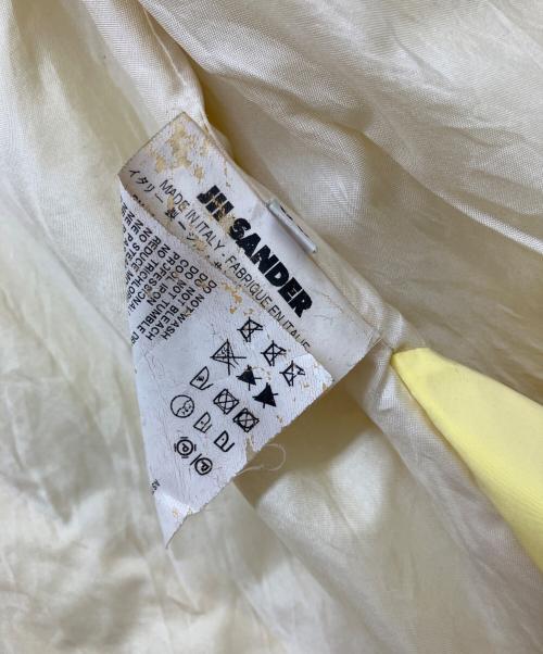 JIL SANDER（ジルサンダー）JIL SANDER (ジルサンダー) ロングコート イエロー サイズ:SIZE 36の古着・服飾アイテム
