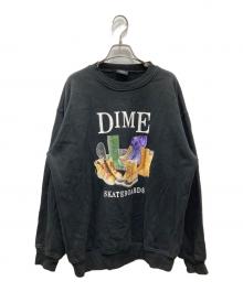 Dime（ダイム）の古着「Puddle Crewneck プリントスウェット」｜ブラック