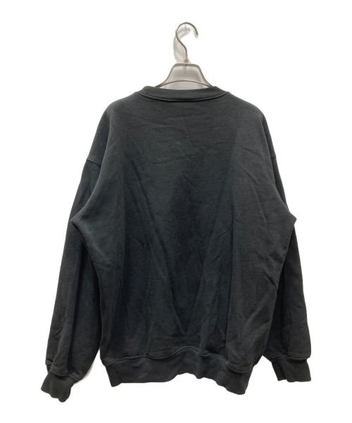 Dime（ダイム）Dime (ダイム) Puddle Crewneck プリントスウェット ブラック サイズ:Lの古着・服飾アイテム