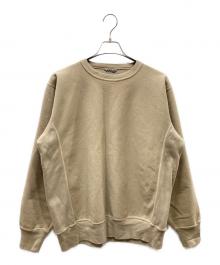 AURALEE（オーラリー）の古着「SUPER MILLED SWEAT P/O スーパーマイルドスウェット」｜ベージュ