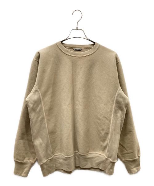 AURALEE（オーラリー）AURALEE (オーラリー) SUPER MILLED SWEAT P/O スーパーマイルドスウェット ベージュ サイズ:SIZE 4の古着・服飾アイテム