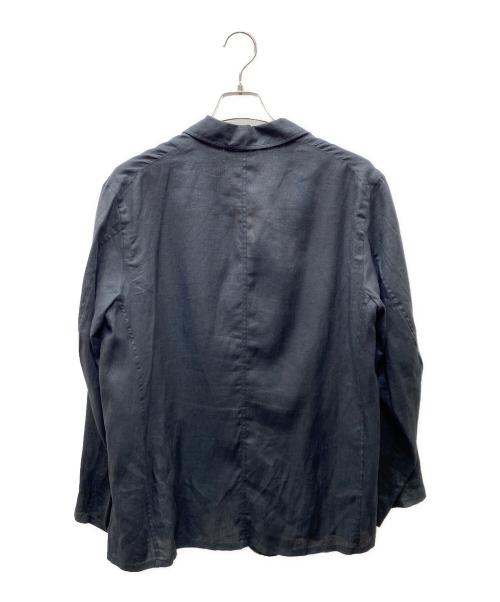 COMOLI（コモリ）COMOLI (コモリ) Salvatore Piccolo (サルヴァトーレ・ピッコロ) リネンテーラードジャケット ブラック サイズ:SIZE 44の古着・服飾アイテム