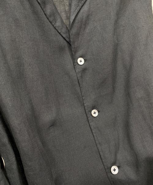 COMOLI（コモリ）COMOLI (コモリ) Salvatore Piccolo (サルヴァトーレ・ピッコロ) リネンテーラードジャケット ブラック サイズ:SIZE 44の古着・服飾アイテム