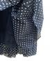 中古・古着 ne quittez pas (ヌキテパ) C.VOILE DOT PRINT SLEEVELESS DRESS ドットプリントノースリーブドレス ネイビー サイズ:SIZE M：8000円