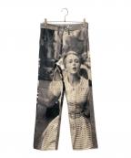 DAIRIKU×JUST AN IDEAダイリク×）の古着「Last Printed Pressed Pants パンツ」｜グレー×ブラック