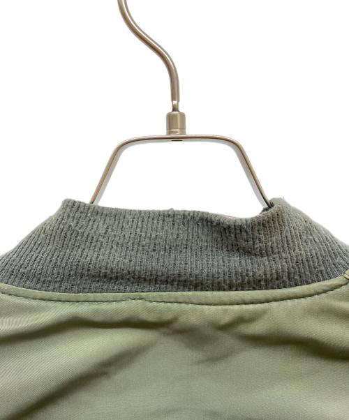 ALPHA（アルファ）ALPHA (アルファ) MA-1ジャケット グリーン サイズ:LARGEの古着・服飾アイテム