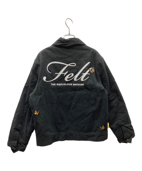 FELT（フェルト）FELT (フェルト) BUTTERFLY GARDEN JACKET バタフライガーデンジャケット ブラック サイズ:Sの古着・服飾アイテム