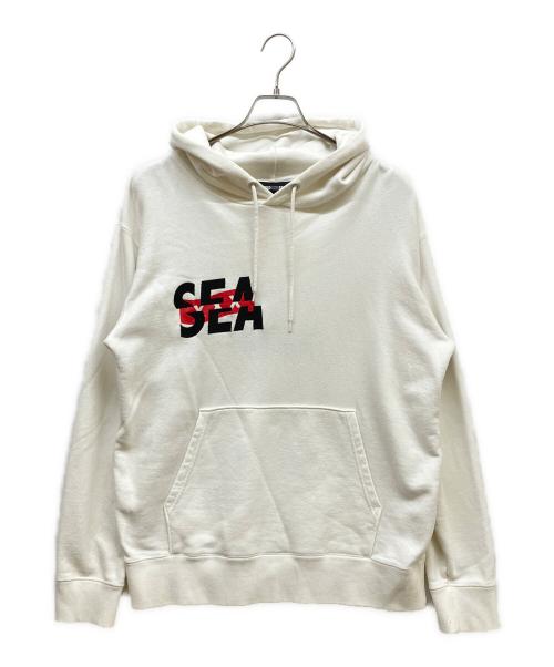 WIND AND SEA（ウィンダンシー）WIND AND SEA (ウィンダンシー) GOD SELECTION XXX (ゴッド セレクション トリプルエックス) コラボプルオーバーパーカー ホワイト サイズ:Mの古着・服飾アイテム