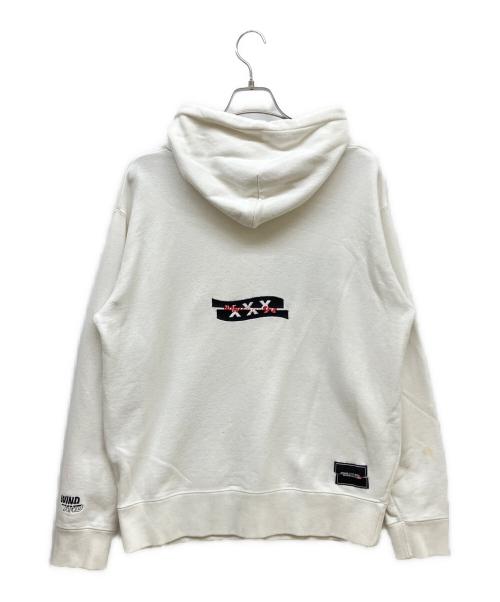 WIND AND SEA（ウィンダンシー）WIND AND SEA (ウィンダンシー) GOD SELECTION XXX (ゴッド セレクション トリプルエックス) コラボプルオーバーパーカー ホワイト サイズ:Mの古着・服飾アイテム