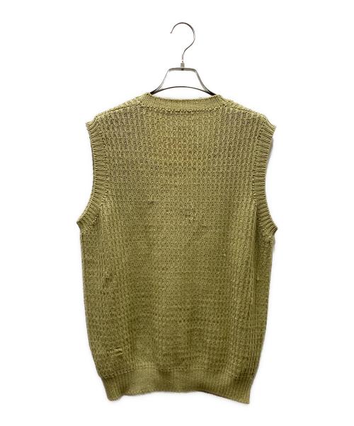 Maison Margiela（メゾンマルジェラ）Maison Margiela (メゾンマルジェラ) ニットベスト ベージュ サイズ:SIZE Sの古着・服飾アイテム