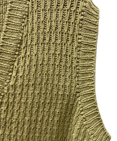 Maison Margiela（メゾンマルジェラ）Maison Margiela (メゾンマルジェラ) ニットベスト ベージュ サイズ:SIZE Sの古着・服飾アイテム