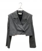 ZARA×MAISON SPECIALザラ×メゾンスペシャル）の古着「クロップドジャケット」｜グレー
