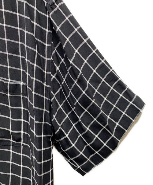 BALENCIAGA（バレンシアガ）BALENCIAGA (バレンシアガ) スカーフドッキングシャツ ブラック サイズ:SIZE36の古着・服飾アイテム