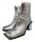 UN3D.（アンスリード）の古着「WIDE SQUARE SHORT BOOTS ワイドスクエアショートブーツ」｜グレー