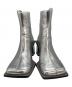 UN3D. (アンスリード) WIDE SQUARE SHORT BOOTS ワイドスクエアショートブーツ グレー サイズ:36：22000円