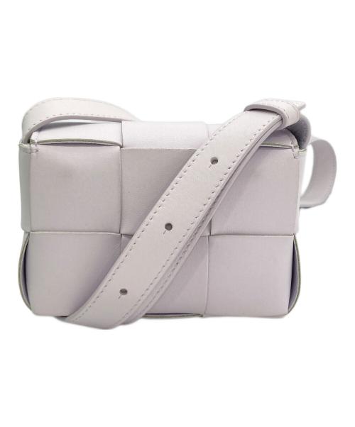 BOTTEGA VENETA（ボッテガベネタ）BOTTEGA VENETA (ボッテガベネタ) マキシイントレチャート キャンディカセット ミニショルダーバッグ パープルの古着・服飾アイテム
