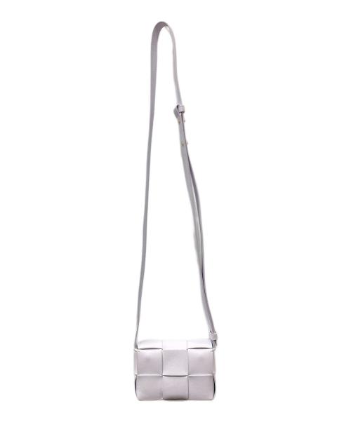 BOTTEGA VENETA（ボッテガベネタ）BOTTEGA VENETA (ボッテガベネタ) マキシイントレチャート キャンディカセット ミニショルダーバッグ パープルの古着・服飾アイテム