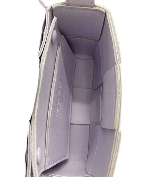 BOTTEGA VENETA（ボッテガベネタ）BOTTEGA VENETA (ボッテガベネタ) マキシイントレチャート キャンディカセット ミニショルダーバッグ パープルの古着・服飾アイテム