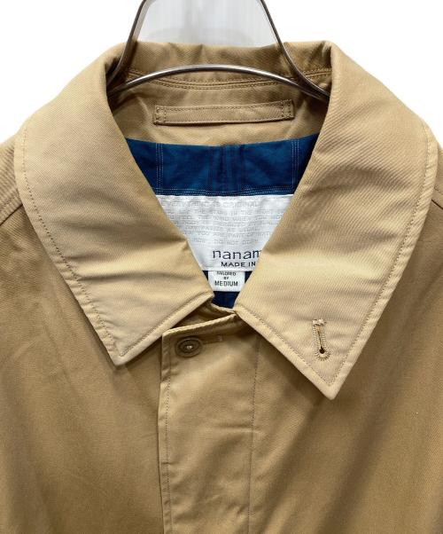 nanamica（ナナミカ）nanamica (ナナミカ) GORE-TEX Balmacaan Coat バルマカーンコート ベージュ サイズ:Mの古着・服飾アイテム