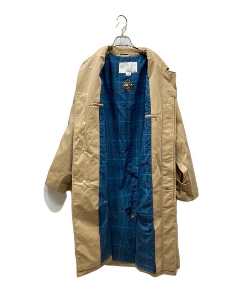 nanamica（ナナミカ）nanamica (ナナミカ) GORE-TEX Balmacaan Coat バルマカーンコート ベージュ サイズ:Mの古着・服飾アイテム