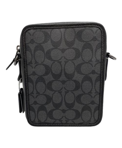 COACH（コーチ）COACH (コーチ) サリバン クロスボディ シグネチャー キャンバス ショルダーバッグ ブラックの古着・服飾アイテム