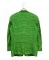 GIANNI VERSACE (ジャンニ・ヴェルサーチ) 千鳥柄ジャケット グリーン サイズ:48：8000円