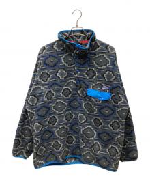 Patagonia（パタゴニア）の古着「シンチラスナップT フリースプルオーバー」｜グレー×ブルー