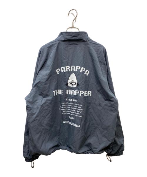 WIND AND SEA（ウィンダンシー）WIND AND SEA (ウィンダンシー) PARAPPA THE RAPPER (パラッパラッパー) ナイロンジャケット グレー サイズ:Lの古着・服飾アイテム