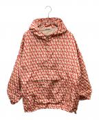 ）の古着「トワル イコノグラフ シルクアノラックパーカー」｜レッド×ベージュ