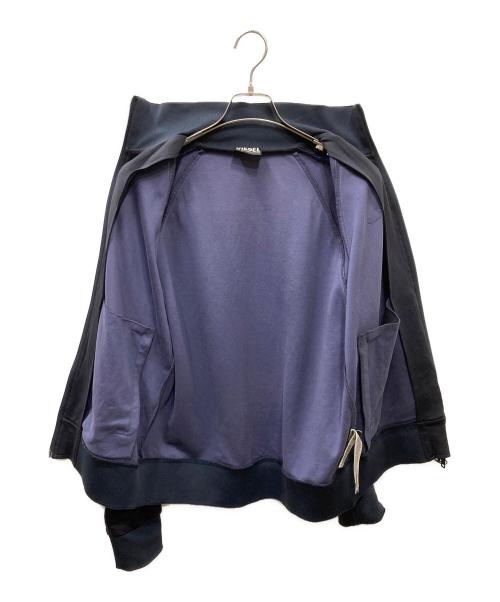 DIESEL（ディーゼル）DIESEL (ディーゼル) トラックジャケット ブラック×ブルー サイズ:SIZE Lの古着・服飾アイテム