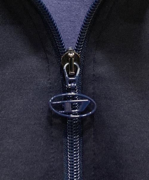 DIESEL（ディーゼル）DIESEL (ディーゼル) トラックジャケット ブラック×ブルー サイズ:SIZE Lの古着・服飾アイテム