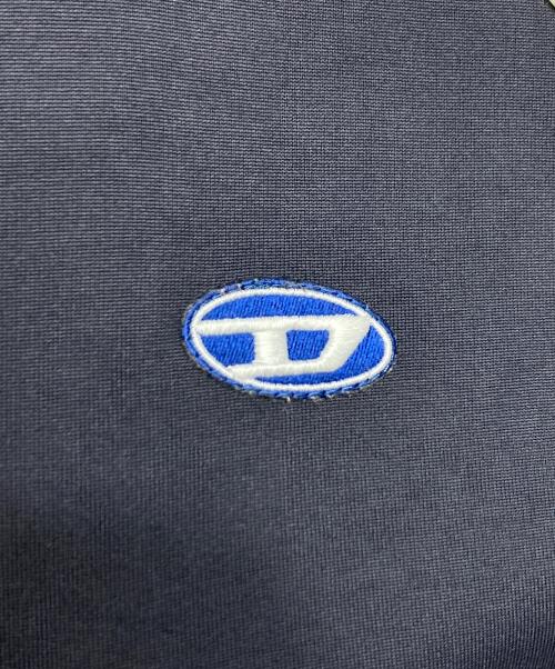 DIESEL（ディーゼル）DIESEL (ディーゼル) トラックジャケット ブラック×ブルー サイズ:SIZE Lの古着・服飾アイテム