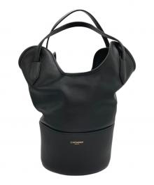 J&M DAVIDSON（ジェイ＆エム デヴィッドソン）の古着「RAY BUCKET S レイバケット レザーハンドバッグ」｜ブラック