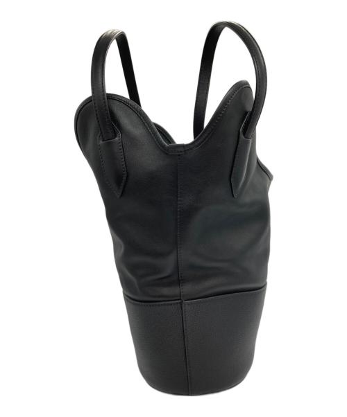 J&M DAVIDSON（ジェイ＆エム デヴィッドソン）J&M DAVIDSON (ジェイ＆エム デヴィッドソン) RAY BUCKET S レイバケット レザーハンドバッグ ブラックの古着・服飾アイテム