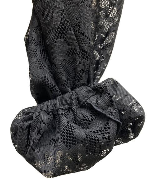Quito（キト）QUITO (キト) キート LACE PO プルオーバーレースブラウス ブラック サイズ:FREEの古着・服飾アイテム