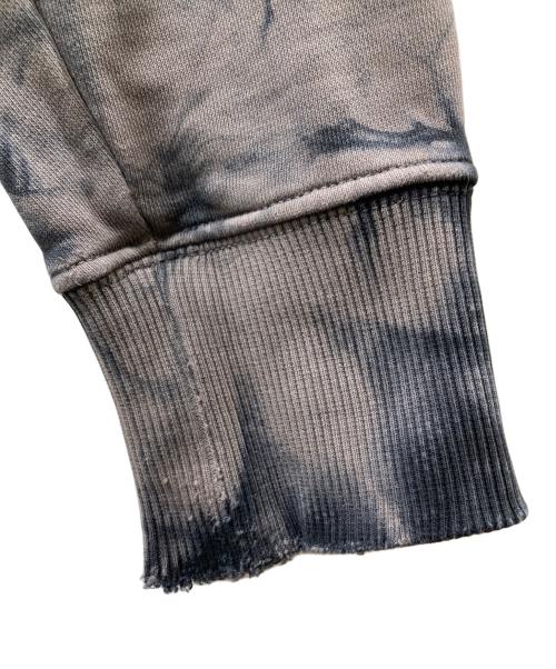 HELMUT LANG（ヘルムートラング）HELMUT LANG (ヘルムートラング) タイダイクルーネックスウェット ブラック×グレー サイズ:Lの古着・服飾アイテム