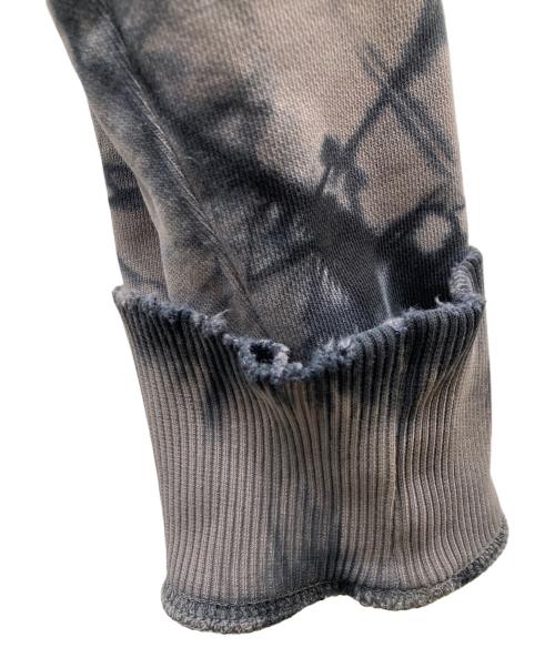 HELMUT LANG（ヘルムートラング）HELMUT LANG (ヘルムートラング) タイダイクルーネックスウェット ブラック×グレー サイズ:Lの古着・服飾アイテム