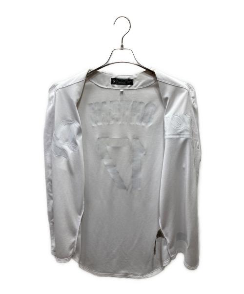 NIKE（ナイキ）NIKE (ナイキ) ベースボールシャツ ホワイト サイズ:Sの古着・服飾アイテム