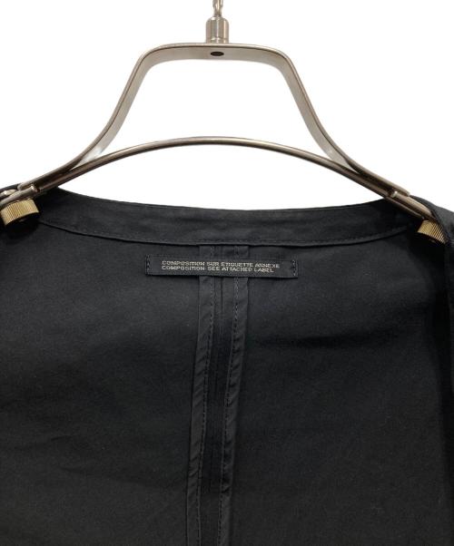 YOHJI YAMAMOTO（ヨウジヤマモト）YOHJI YAMAMOTO (ヨウジヤマモト) コットンレーヨン 裏地和柄 作務衣デザインジャケット ブラック サイズ:2の古着・服飾アイテム