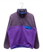 Patagoniaパタゴニア）の古着「ライトウェイト シンチラ スナップT プルオーバー」｜パープル×ブルー