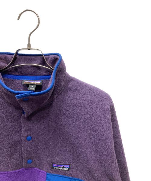 Patagonia（パタゴニア）Patagonia (パタゴニア) ライトウェイト シンチラ スナップT プルオーバー パープル×ブルー サイズ:Mの古着・服飾アイテム