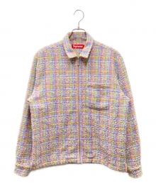SUPREME（シュプリーム）の古着「Boucle Zip Up Shirt ジップアップシャツ」｜マルチカラー