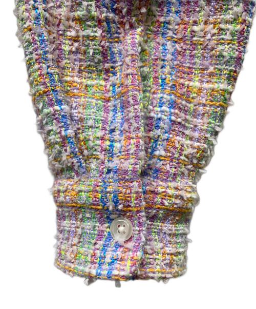 SUPREME（シュプリーム）SUPREME (シュプリーム) Boucle Zip Up Shirt ジップアップシャツ マルチカラー サイズ:Sの古着・服飾アイテム