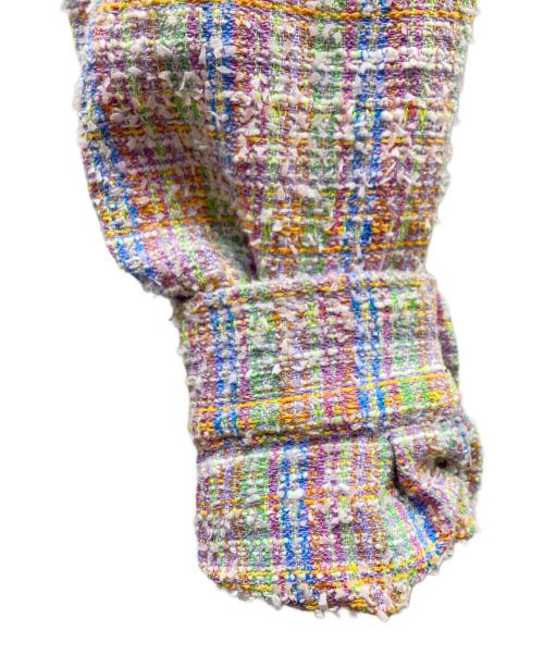 SUPREME（シュプリーム）SUPREME (シュプリーム) Boucle Zip Up Shirt ジップアップシャツ マルチカラー サイズ:Sの古着・服飾アイテム