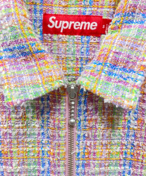 SUPREME（シュプリーム）SUPREME (シュプリーム) Boucle Zip Up Shirt ジップアップシャツ マルチカラー サイズ:Sの古着・服飾アイテム